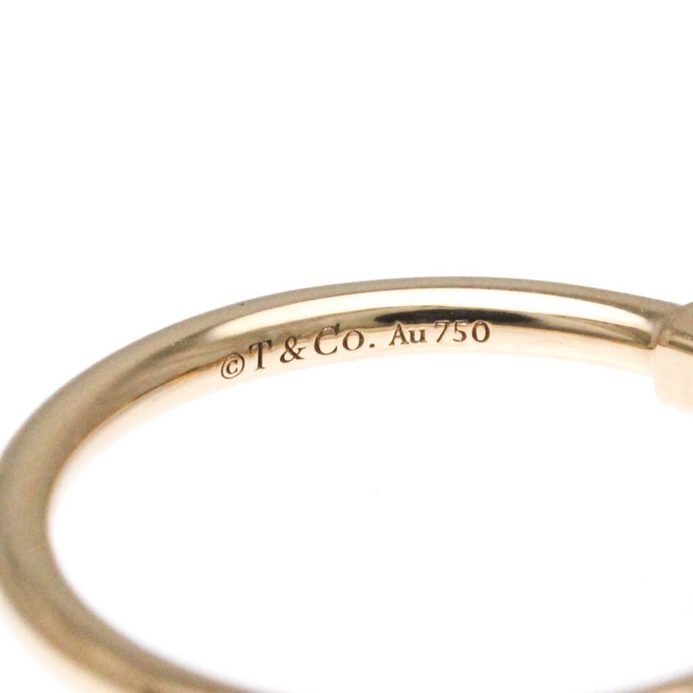 Tiffany T Wire Ring Pink Gold (18K) Fashion No Stone Band Ring Pink Gold - Picture 6 of 8